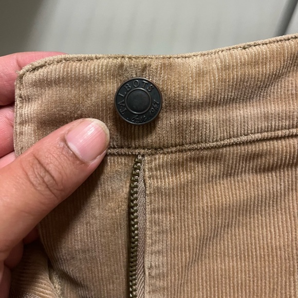 EUC Host Pick Talbots Size 8 Petite Tan Mini Skirt With Pockets - Picture 4 of 9